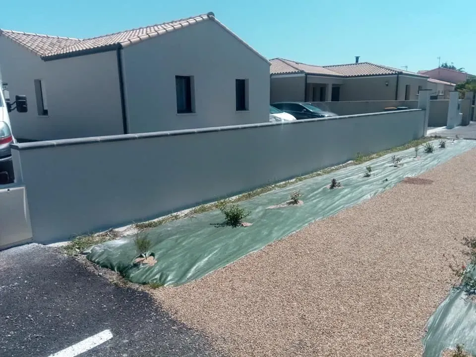 Aménagement extérieur à Bouin